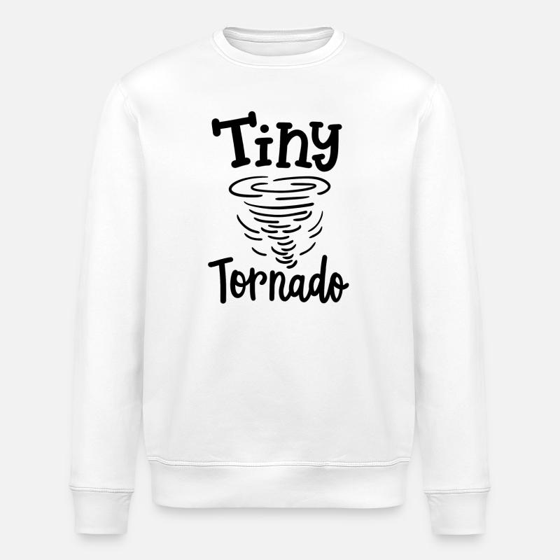 Tornado Wirbelwind - Stanley/Stella Unisex Bio-Sweatshirt ROLLER - Weiß