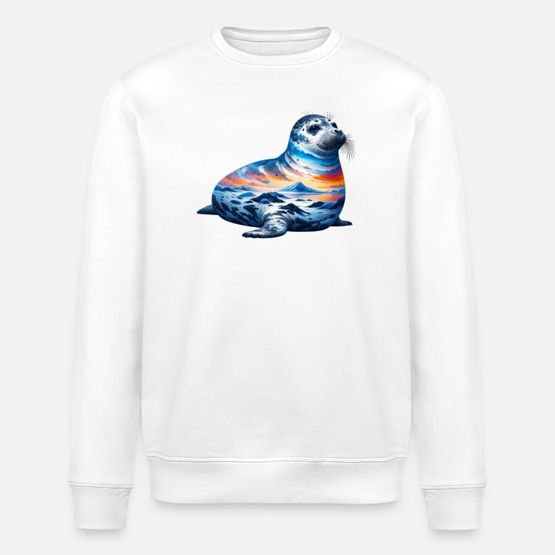 Siegel - Stanley/Stella Unisex Bio-Sweatshirt ROLLER - Weiß