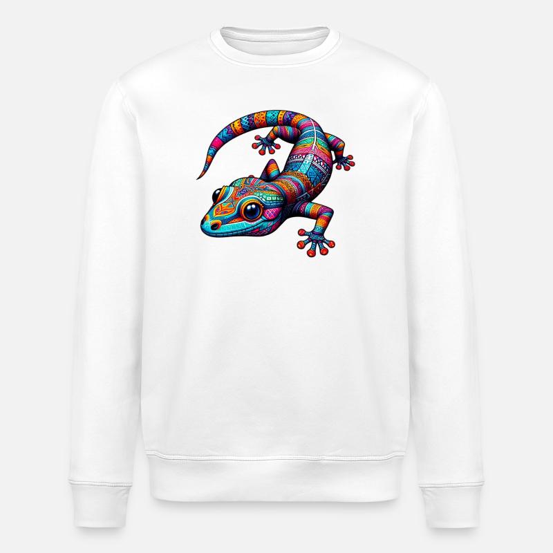 Gecko - Sweat bio ROLLER Stanley/Stella Unisexe - blanc