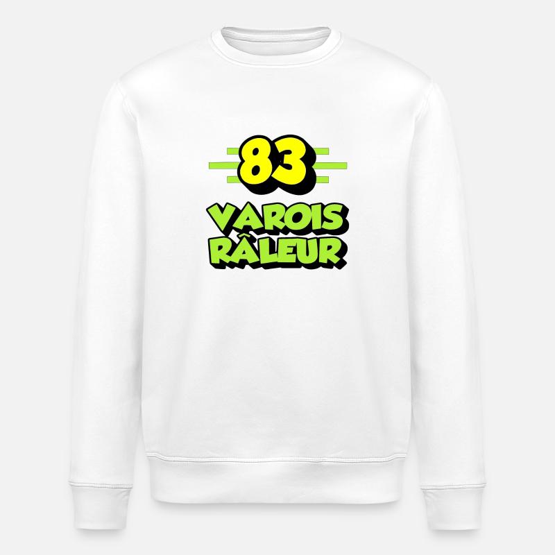 Beschwerdender Var - Stanley/Stella Unisex Bio-Sweatshirt ROLLER - Weiß