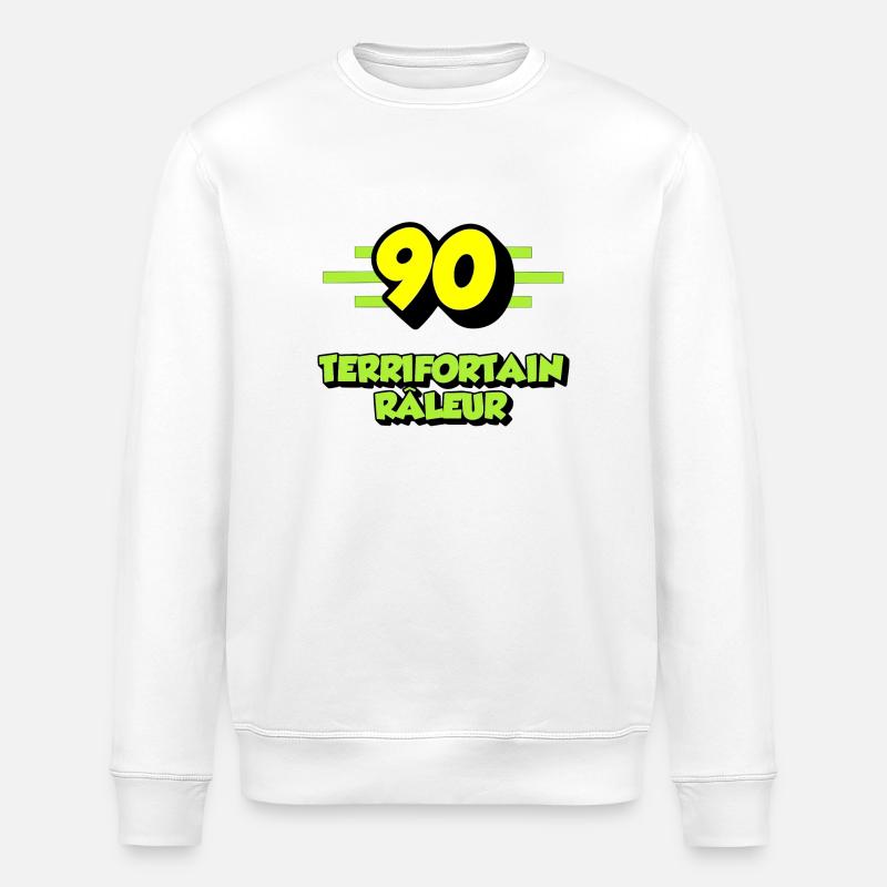 Klagendes Terrifortain - Stanley/Stella Unisex Bio-Sweatshirt ROLLER - Weiß