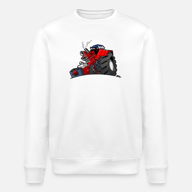 1295 DRAWSMALL ROUGE YNK - Sweat bio ROLLER Stanley/Stella Unisexe - blanc