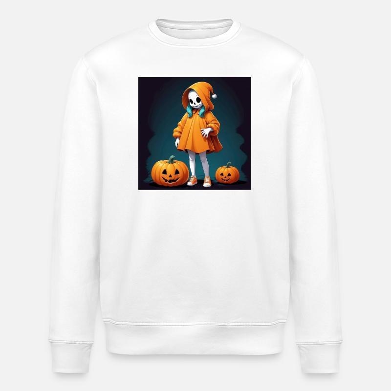 Halloween - Stanley/Stella Unisex Bio-Sweatshirt ROLLER - Weiß
