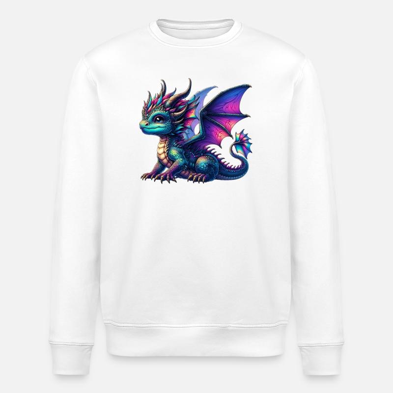 Dragon - Sweat bio ROLLER Stanley/Stella Unisexe - blanc