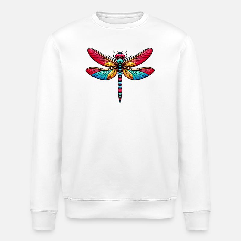 Libelle - Stanley/Stella Unisex Bio-Sweatshirt ROLLER - Weiß