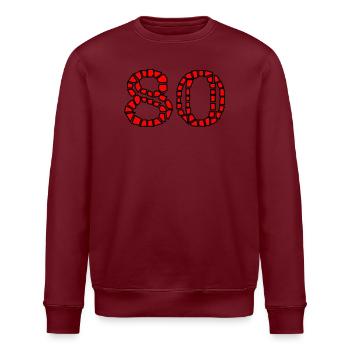 ALLES GUTE ZUM GEBURTSTAG. ALLES GUTE ZUM GEBURTSTAG. JAHRESTAG. - Stanley/Stella Unisex Bio-Sweatshirt ROLLER - Weiß - Vorne - Nik (191cm)