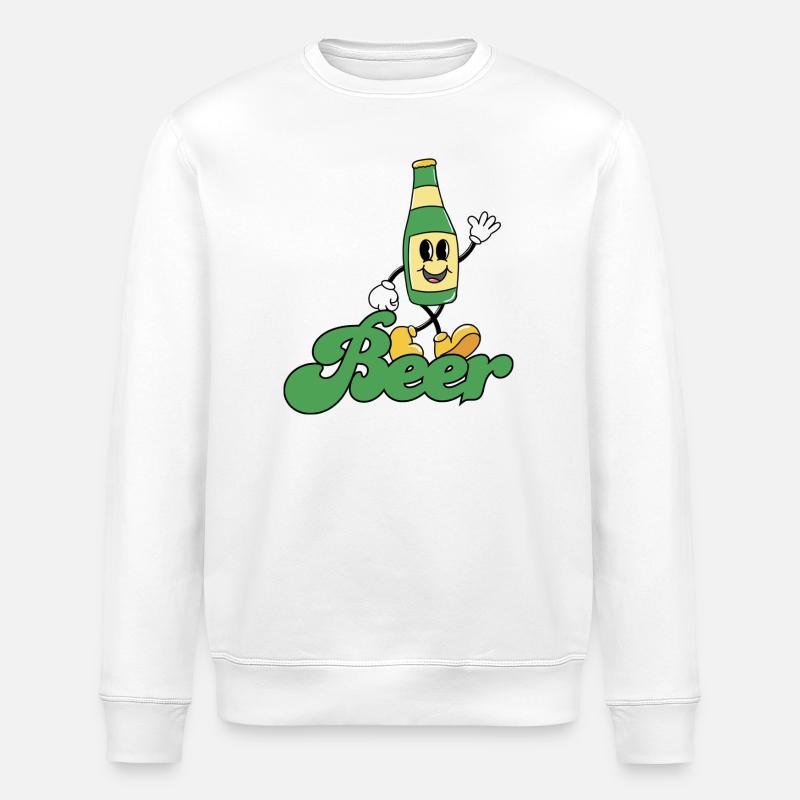 Beer - Stanley/Stella Unisex Bio-Sweatshirt ROLLER - Weiß