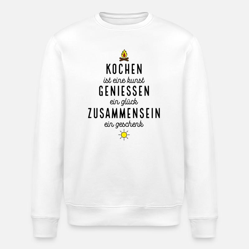 Cadeaux amusants pour les chefs - Sweat bio ROLLER Stanley/Stella Unisexe - blanc