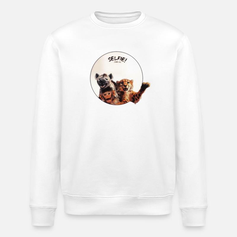 Selfie! - Stanley/Stella Unisex Bio-Sweatshirt ROLLER - Weiß