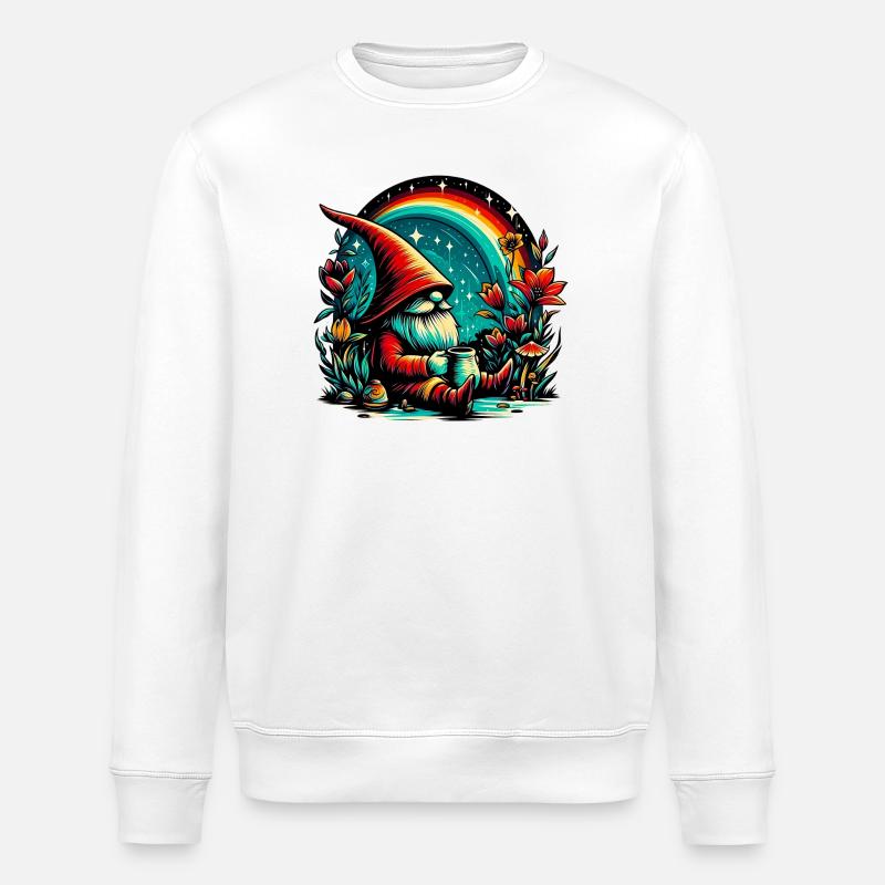 Gnome - Sweat bio ROLLER Stanley/Stella Unisexe - blanc