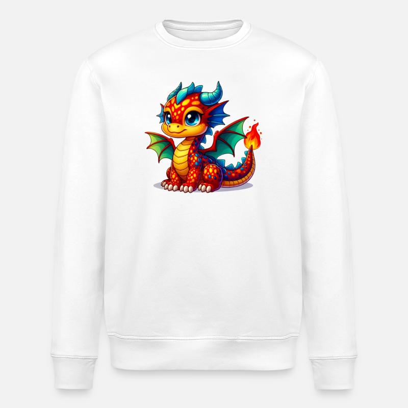 Dragon - Sweat bio ROLLER Stanley/Stella Unisexe - blanc