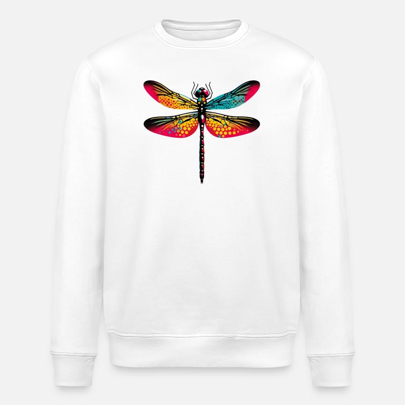 Libellule - Sweat bio ROLLER Stanley/Stella Unisexe - blanc