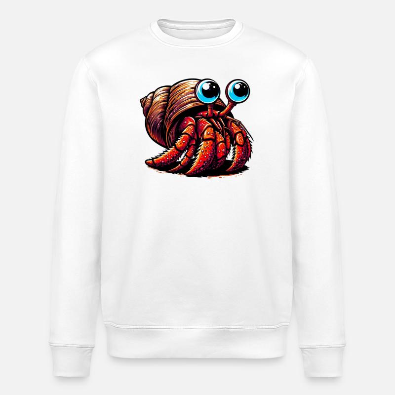 Einsiedlerkrebs - Stanley/Stella Unisex Bio-Sweatshirt ROLLER - Weiß