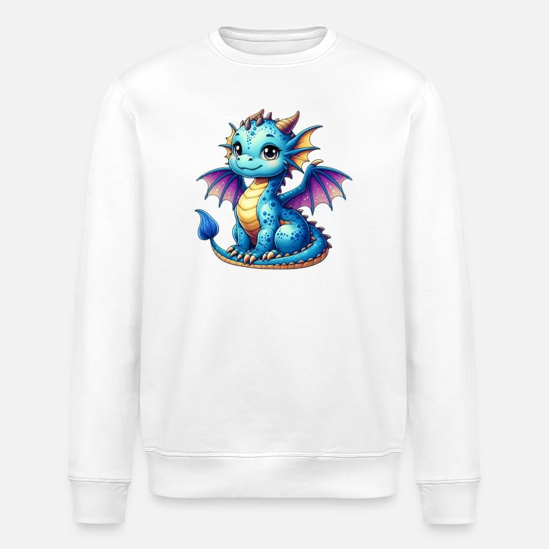 Dragon - Sweat bio ROLLER Stanley/Stella Unisexe - blanc