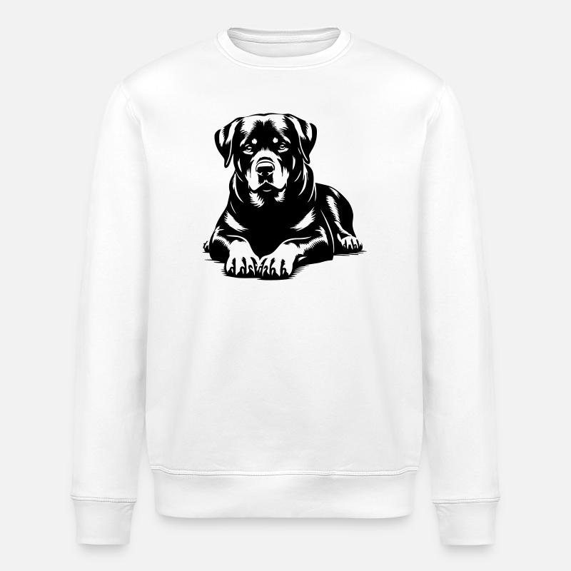 Rottweiler - Stanley/Stella Unisex Bio-Sweatshirt ROLLER - Weiß