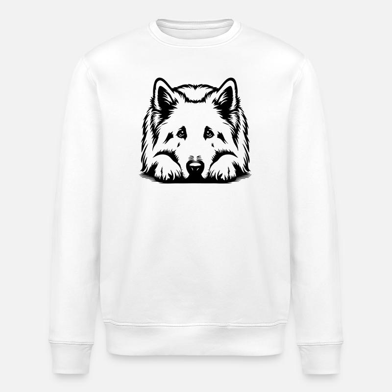Swiss Shepherd - Stanley/Stella ROLLER Unisex Organic Sweatshirt - white