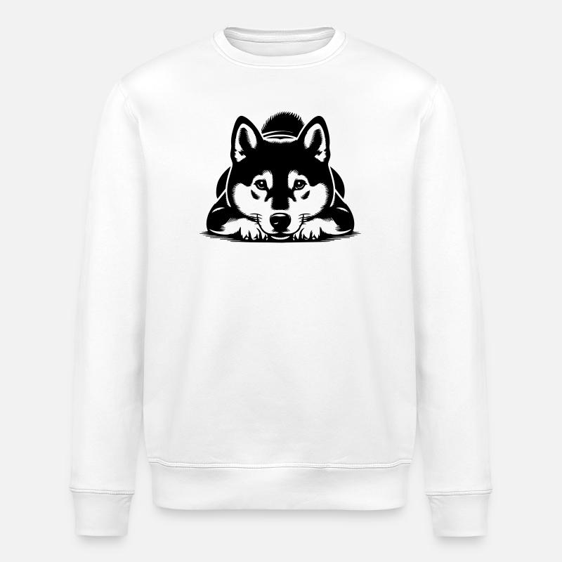 Shiba - Sweat bio ROLLER Stanley/Stella Unisexe - blanc
