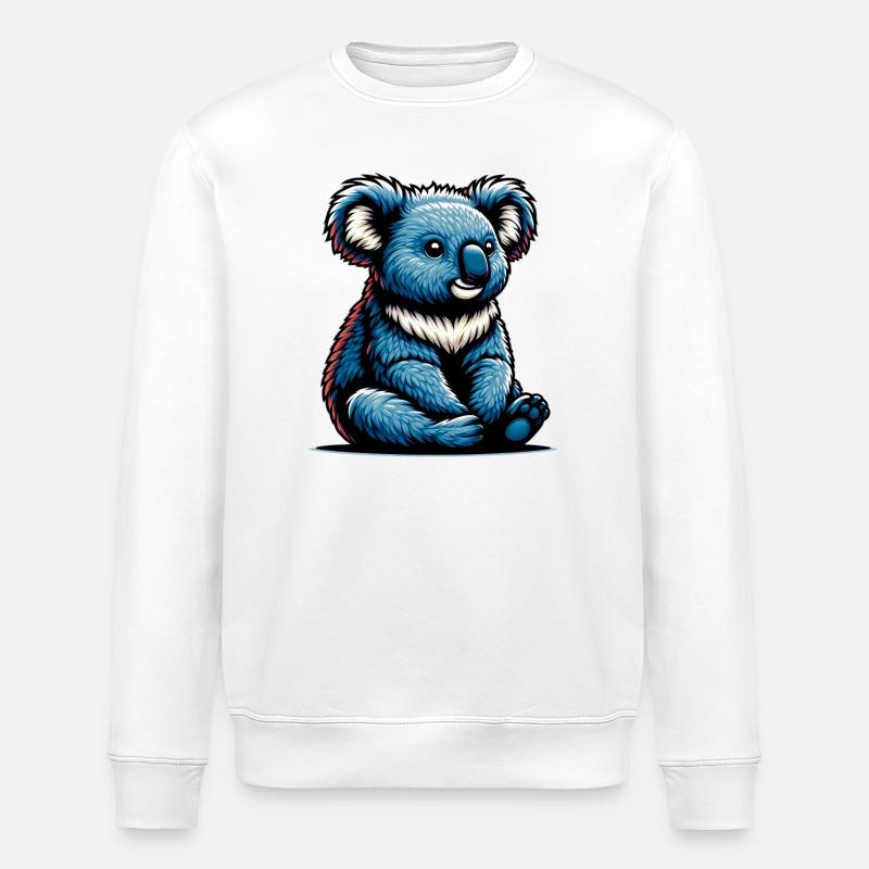 Koala - Stanley/Stella Unisex Bio-Sweatshirt ROLLER - Weiß