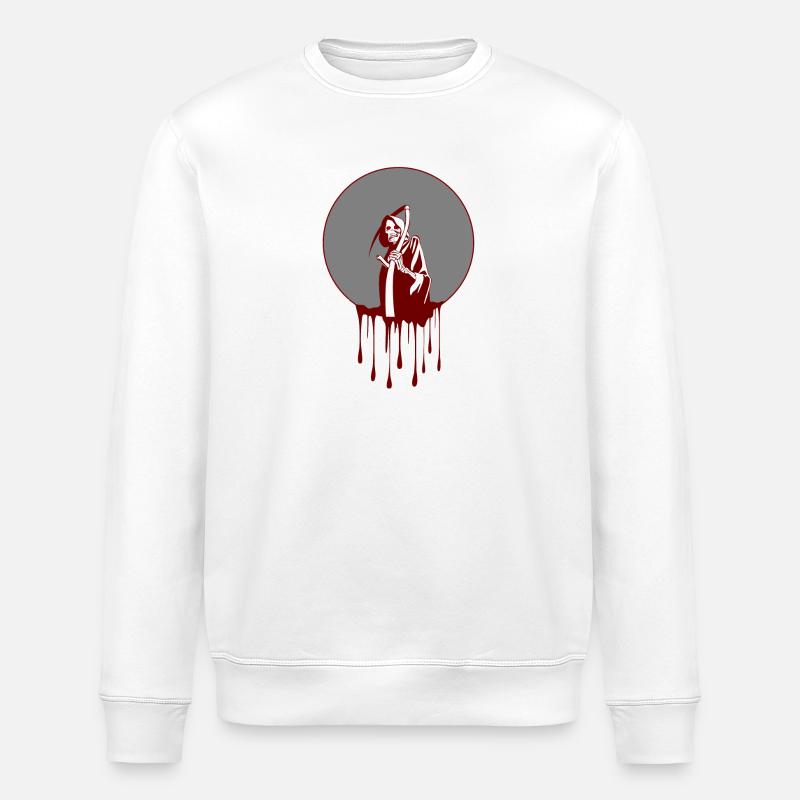 Der Sensenmann - Stanley/Stella Unisex Bio-Sweatshirt ROLLER - Weiß