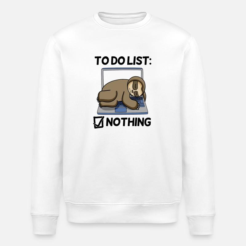 Lustiger Spruch - lustige Sprüche - Programmierer - Stanley/Stella Unisex Bio-Sweatshirt ROLLER - Weiß