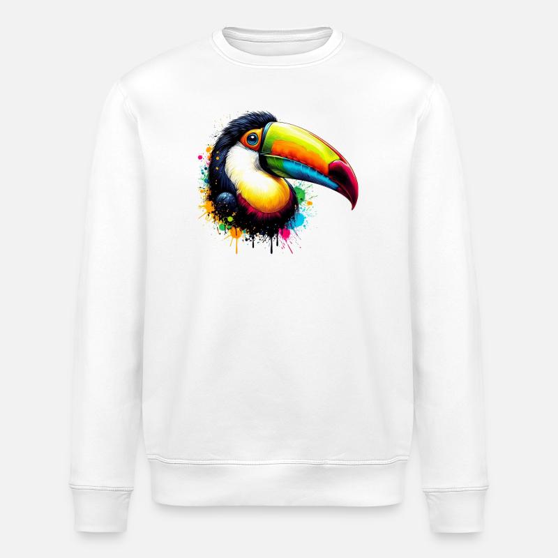 Tukan - Stanley/Stella Unisex Bio-Sweatshirt ROLLER - Weiß