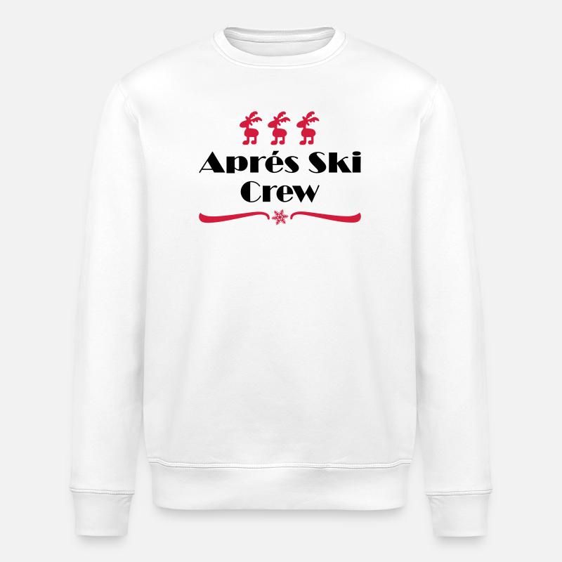 Après-ski - Sweat bio ROLLER Stanley/Stella Unisexe - blanc