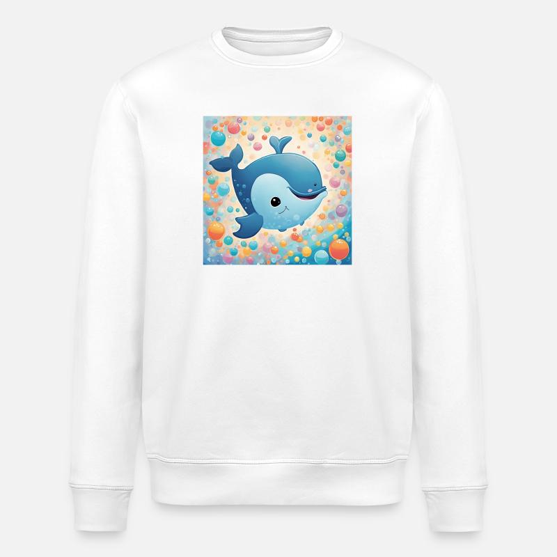 poster bébé, chambre d'enfant, nourrisson - Sweat bio ROLLER Stanley/Stella Unisexe - blanc