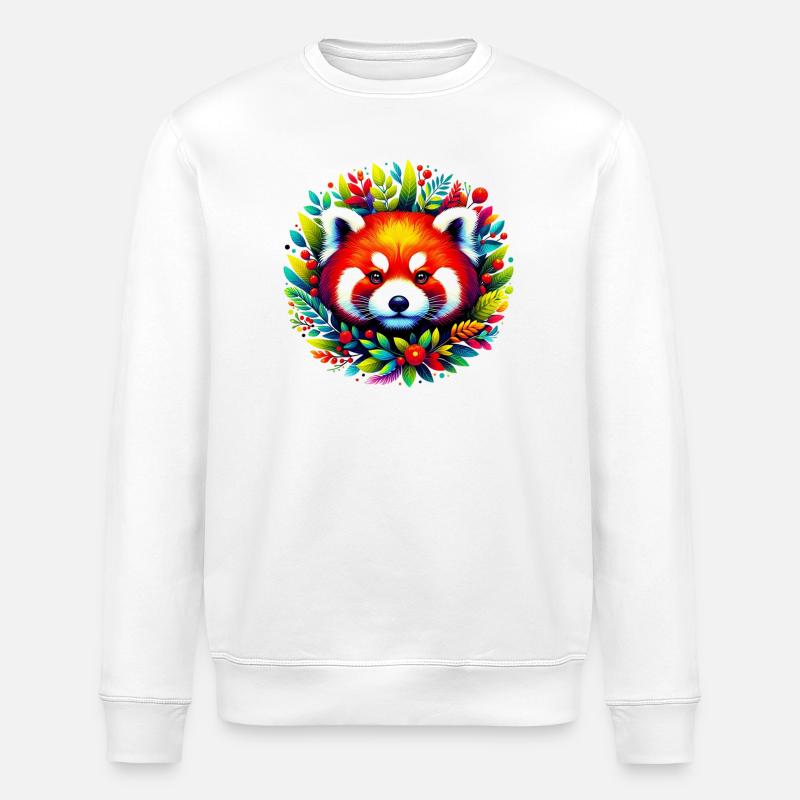Petit panda - Sweat bio ROLLER Stanley/Stella Unisexe - blanc