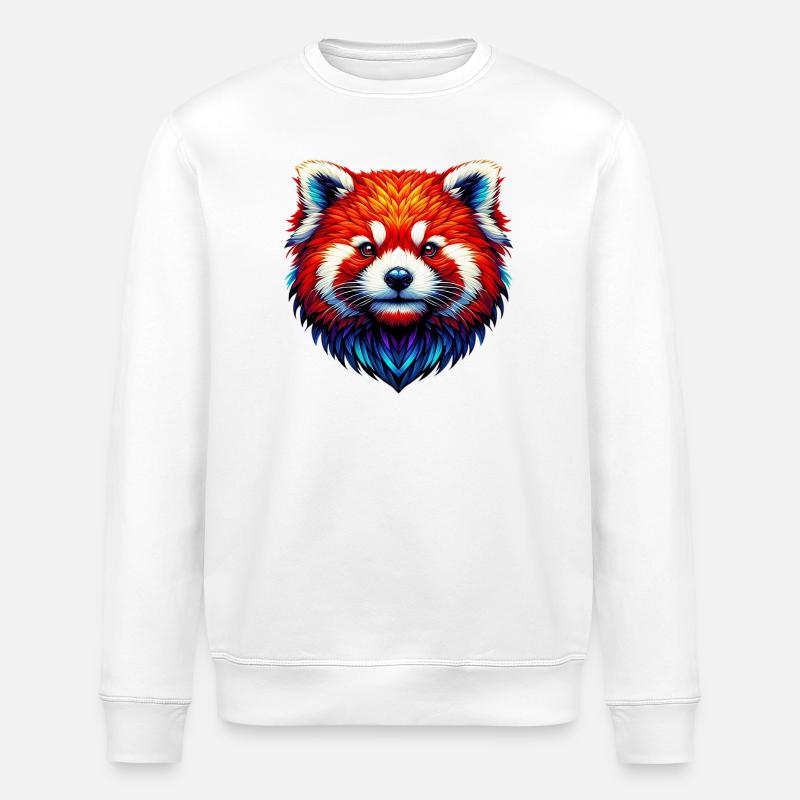 Petit panda - Sweat bio ROLLER Stanley/Stella Unisexe - blanc