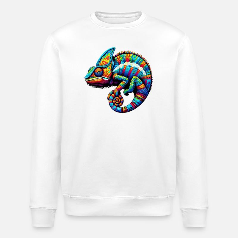 Chameleon - Stanley/Stella ROLLER Unisex Organic Sweatshirt - white