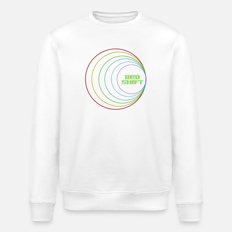 Red Shift - Stanley/Stella ROLLER Unisex Organic Sweatshirt - white