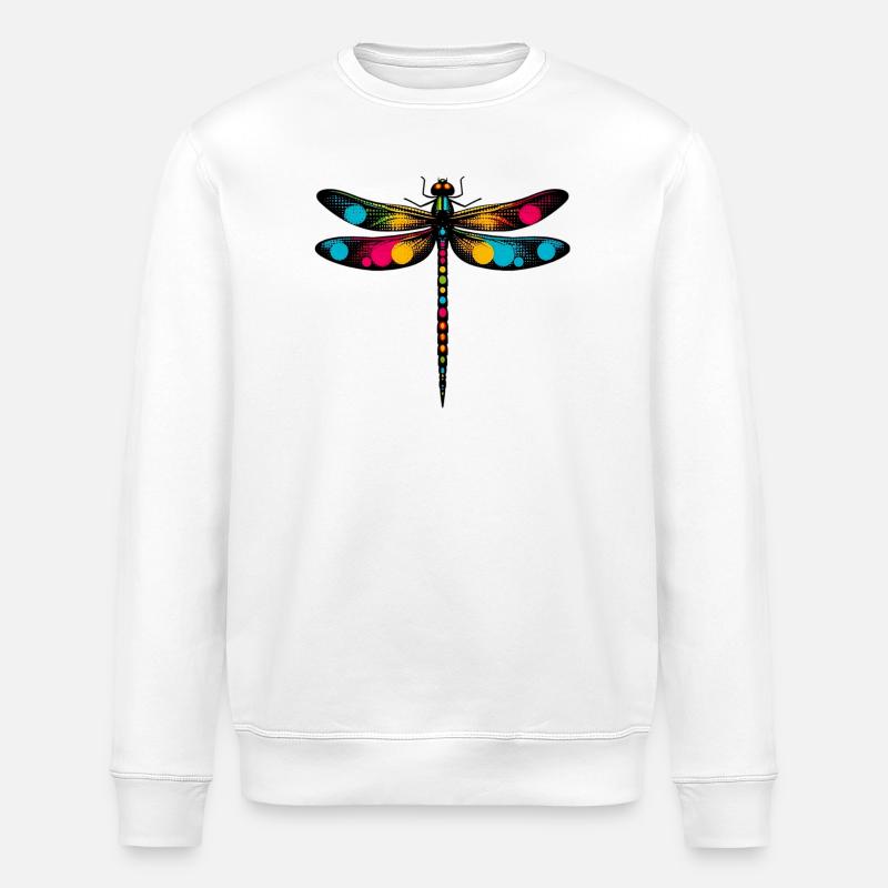 Libellule - Sweat bio ROLLER Stanley/Stella Unisexe - blanc