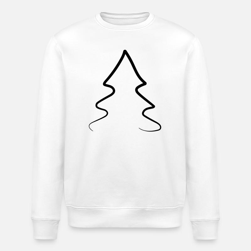 Sapin de Noël - Sweat bio ROLLER Stanley/Stella Unisexe - blanc