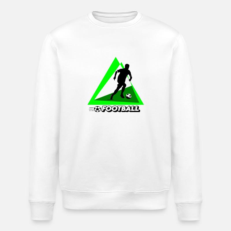 Fußball - Stanley/Stella Unisex Bio-Sweatshirt ROLLER - Weiß
