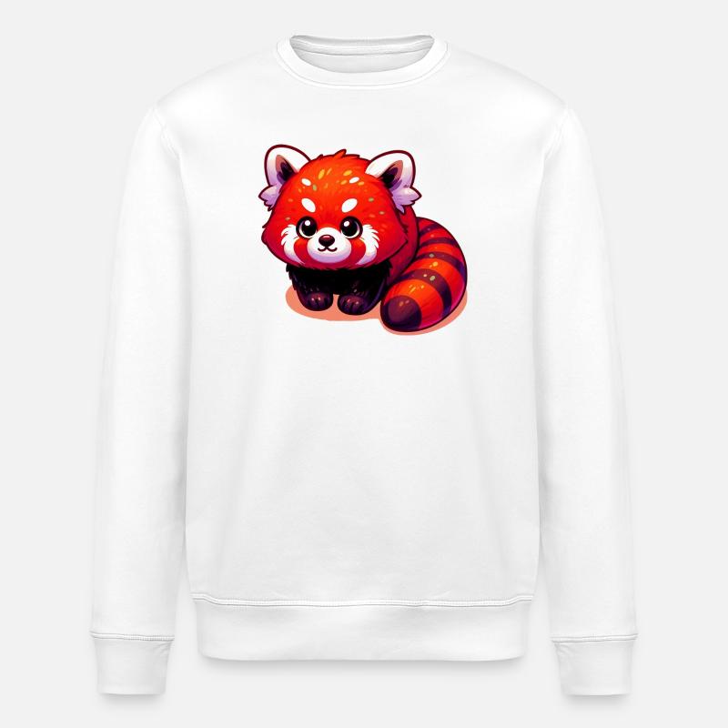 Petit panda - Sweat bio ROLLER Stanley/Stella Unisexe - blanc