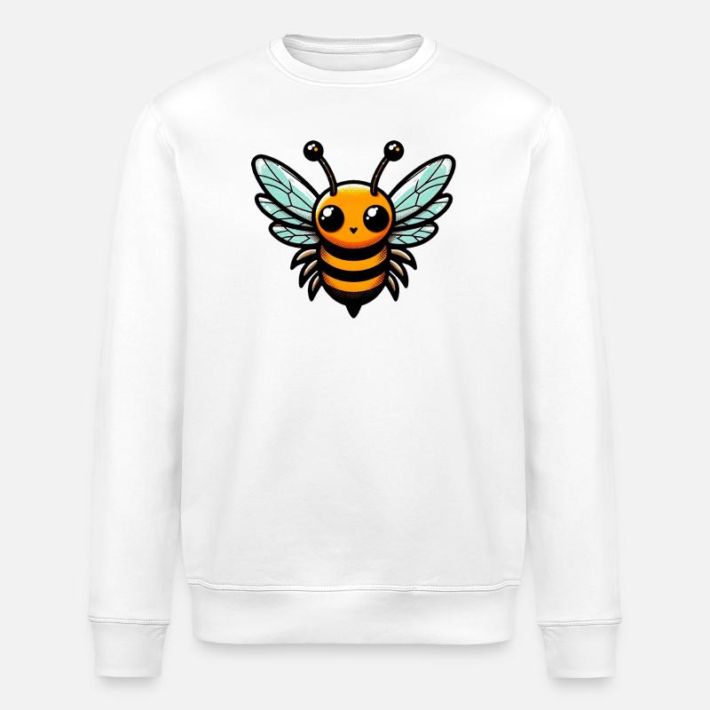 Biene - Stanley/Stella Unisex Bio-Sweatshirt ROLLER - Weiß