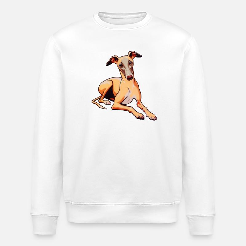 Whippet - Stanley/Stella Unisex Bio-Sweatshirt ROLLER - Weiß