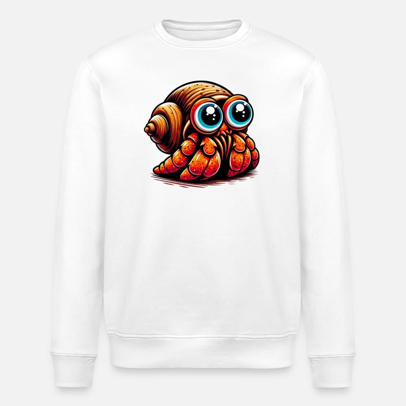 Einsiedlerkrebs - Stanley/Stella Unisex Bio-Sweatshirt ROLLER - WeiĂ