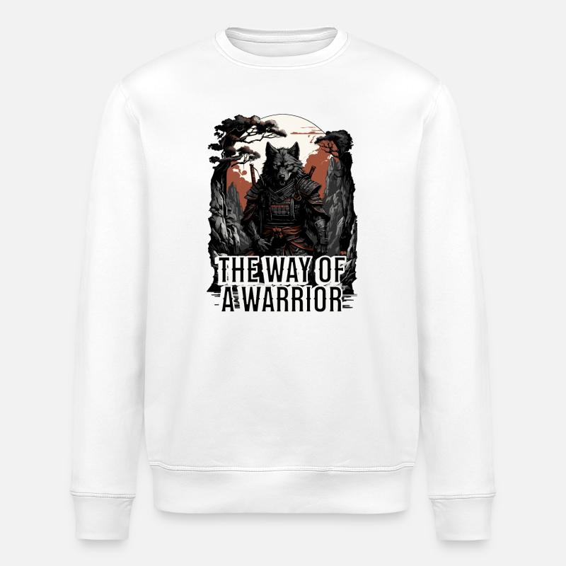 Samouraï - La voie du guerrier - Sweat bio ROLLER Stanley/Stella Unisexe - blanc