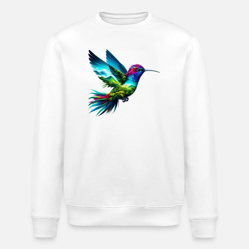 Colibri - Sweat bio ROLLER Stanley/Stella Unisexe - blanc