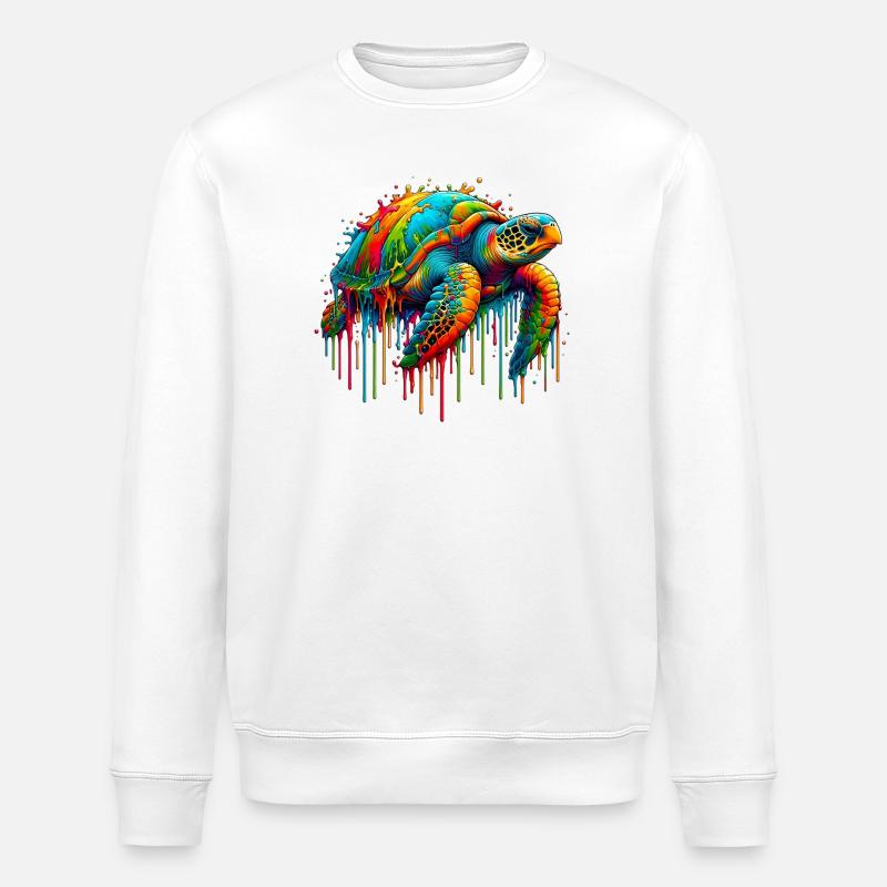 Tortue - Sweat bio ROLLER Stanley/Stella Unisexe - blanc