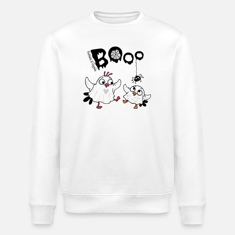 Fête fantôme - Sweat bio ROLLER Stanley/Stella Unisexe - blanc