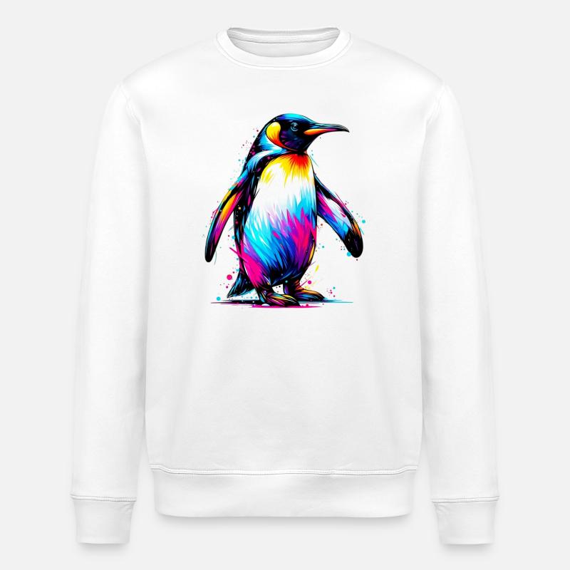 Penguin - Stanley/Stella ROLLER Unisex Organic Sweatshirt - white