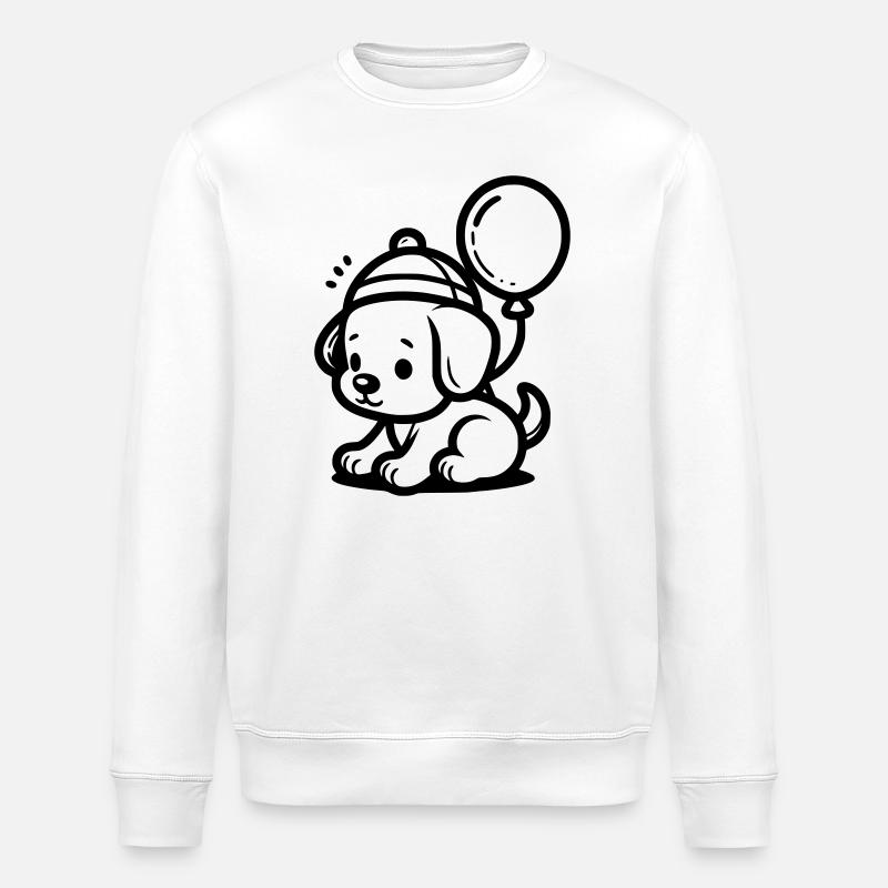 Chiot - Sweat bio ROLLER Stanley/Stella Unisexe - blanc