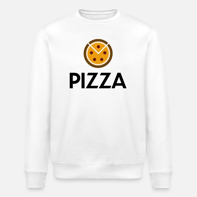Pizza - Sweat bio ROLLER Stanley/Stella Unisexe - blanc