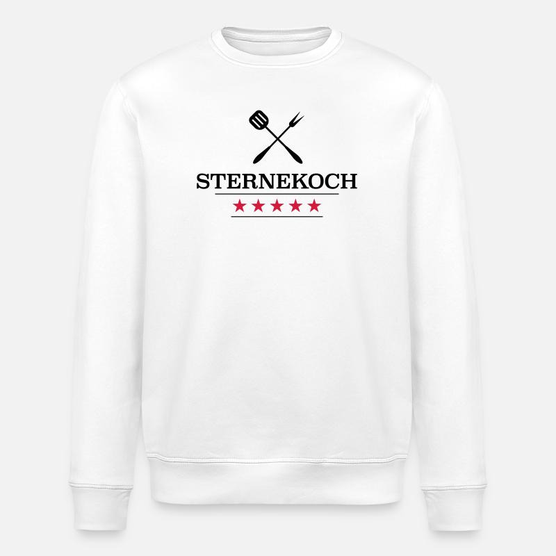 Cadeaux amusants pour le chef - Sweat bio ROLLER Stanley/Stella Unisexe - blanc