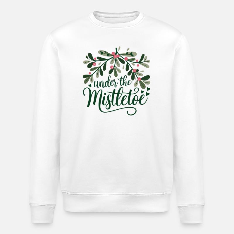 Unter dem Mistelzweig - Stanley/Stella Unisex Bio-Sweatshirt ROLLER - Weiß