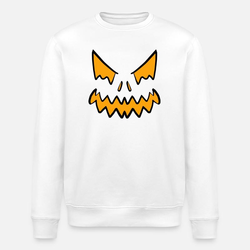 Visage d’Halloween 1/2024 - Sweat bio ROLLER Stanley/Stella Unisexe - blanc