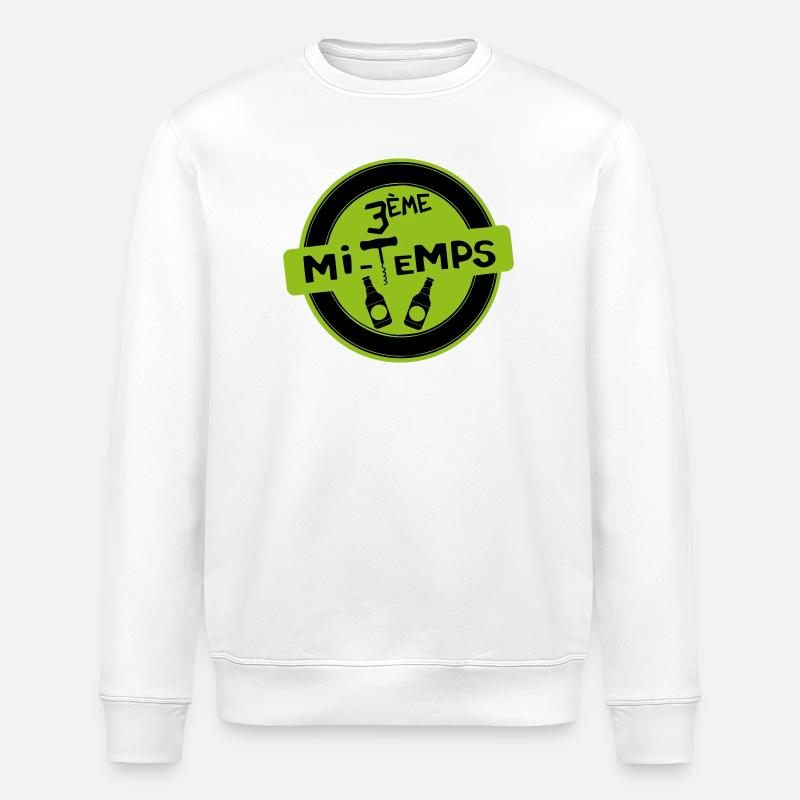 3. Halbzeit - Stanley/Stella Unisex Bio-Sweatshirt ROLLER - Weiß