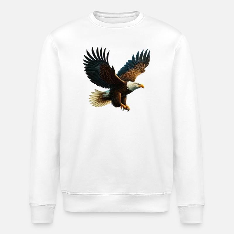 Adler - Stanley/Stella Unisex Bio-Sweatshirt ROLLER - Weiß